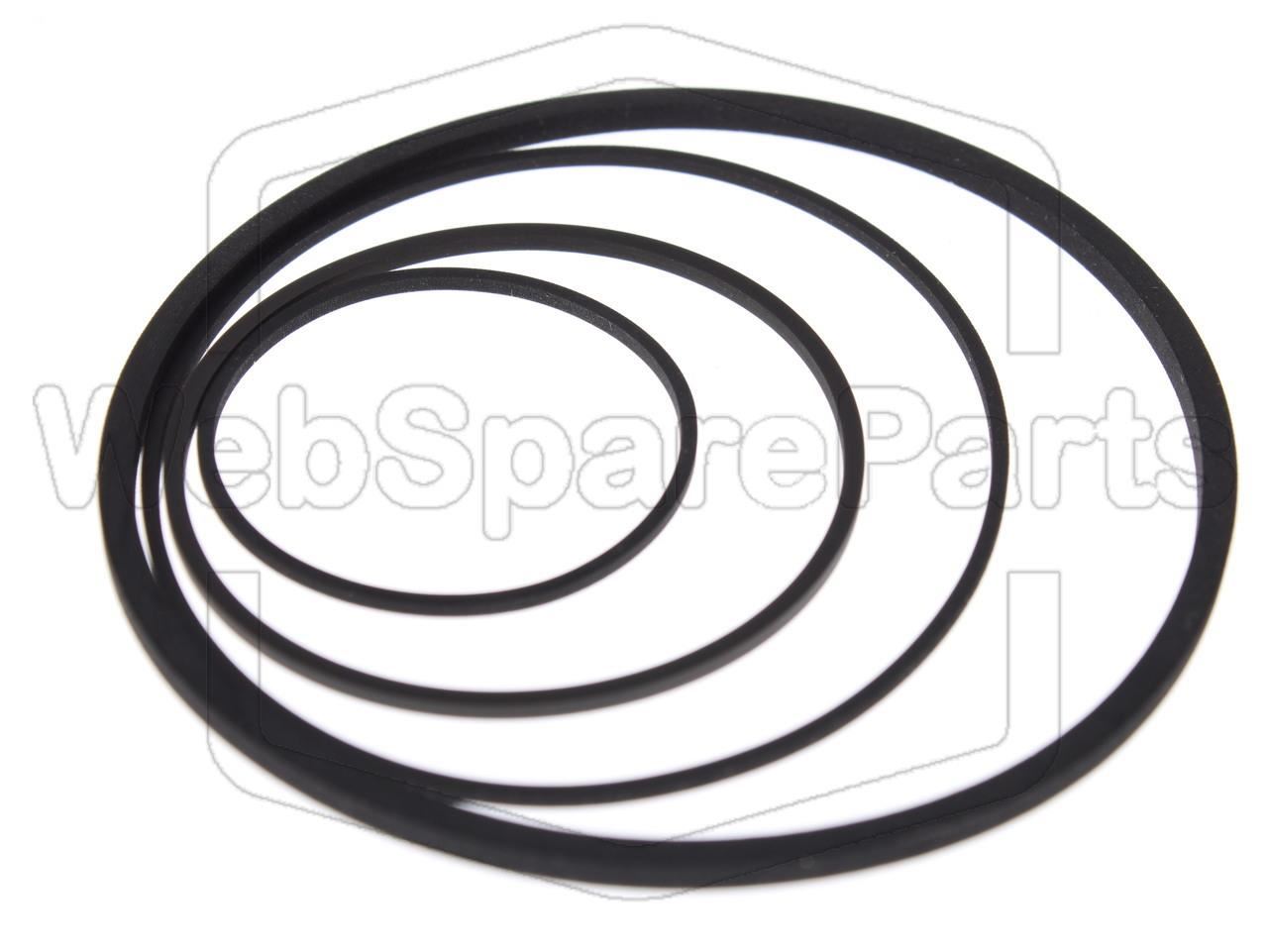 Belt Kit For Video Cassette Recorder Hitachi VT-8040
