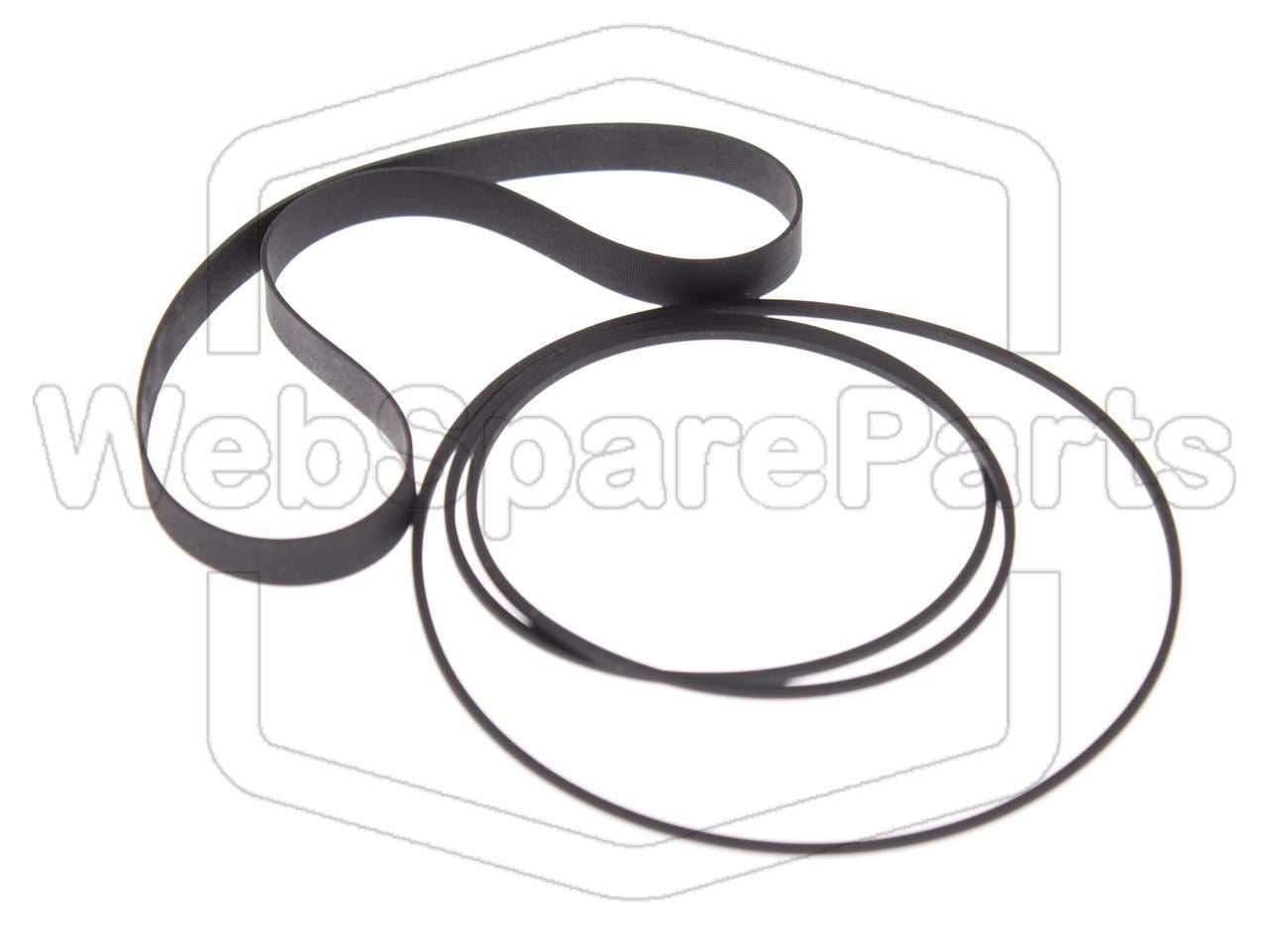 Belt Kit For Stereo Cassette Deck Kenwood KX-1003