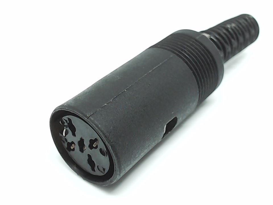 5-Pin DIN Female Plastic Plug for Cable