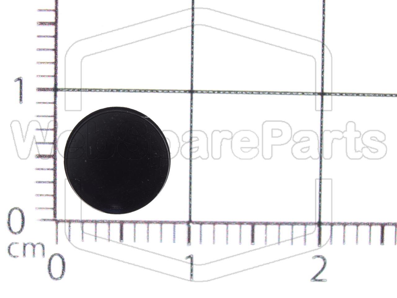 Round Rubber Foot Self-adhesive Ø8mm x Ø2mm x height 1mm