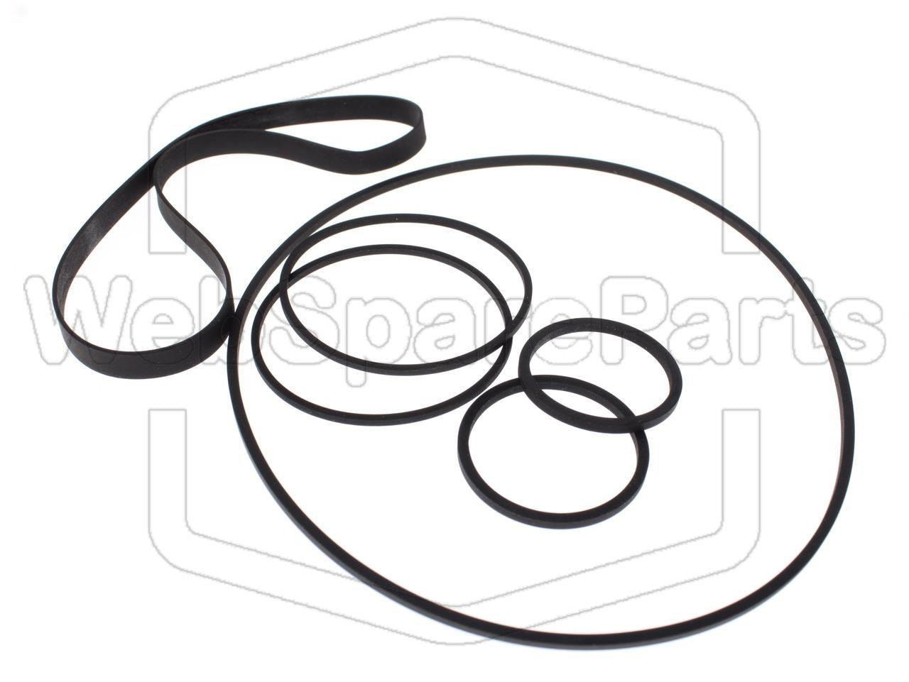 Belt Kit For Video Cassette Recorder Hitachi VT-39 EM