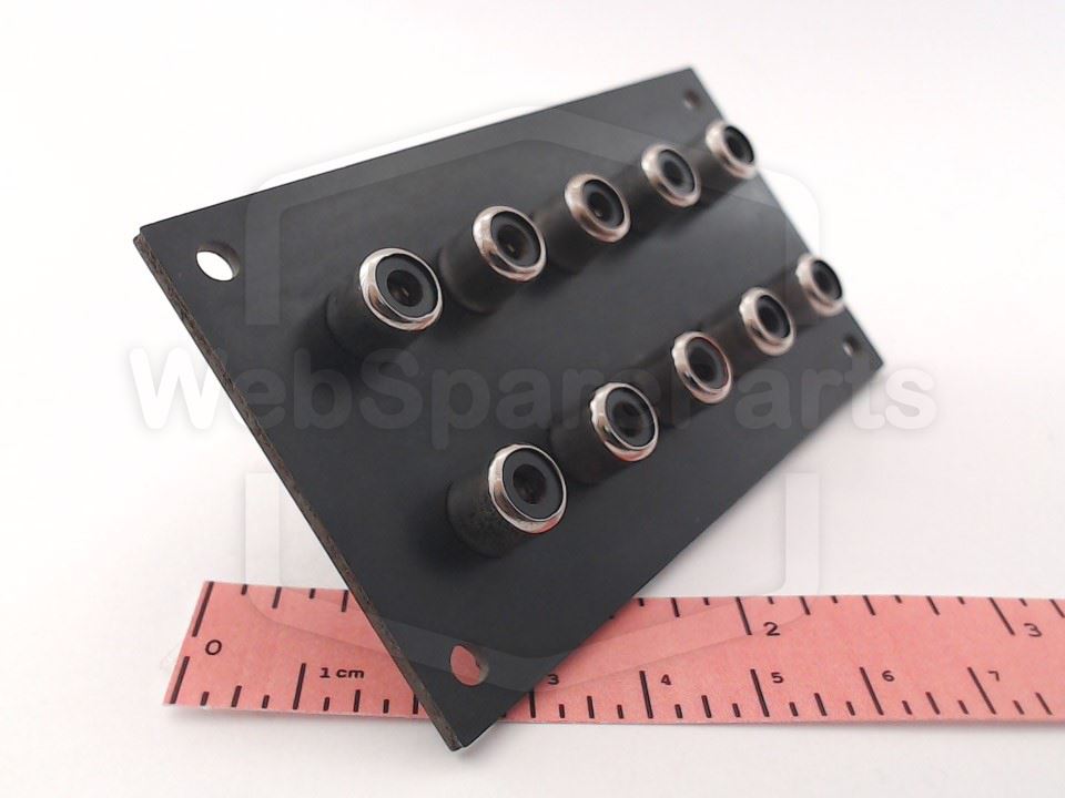 Sony 10×RCA Female Panel-Mount Jacks for Vintage Audio Repair