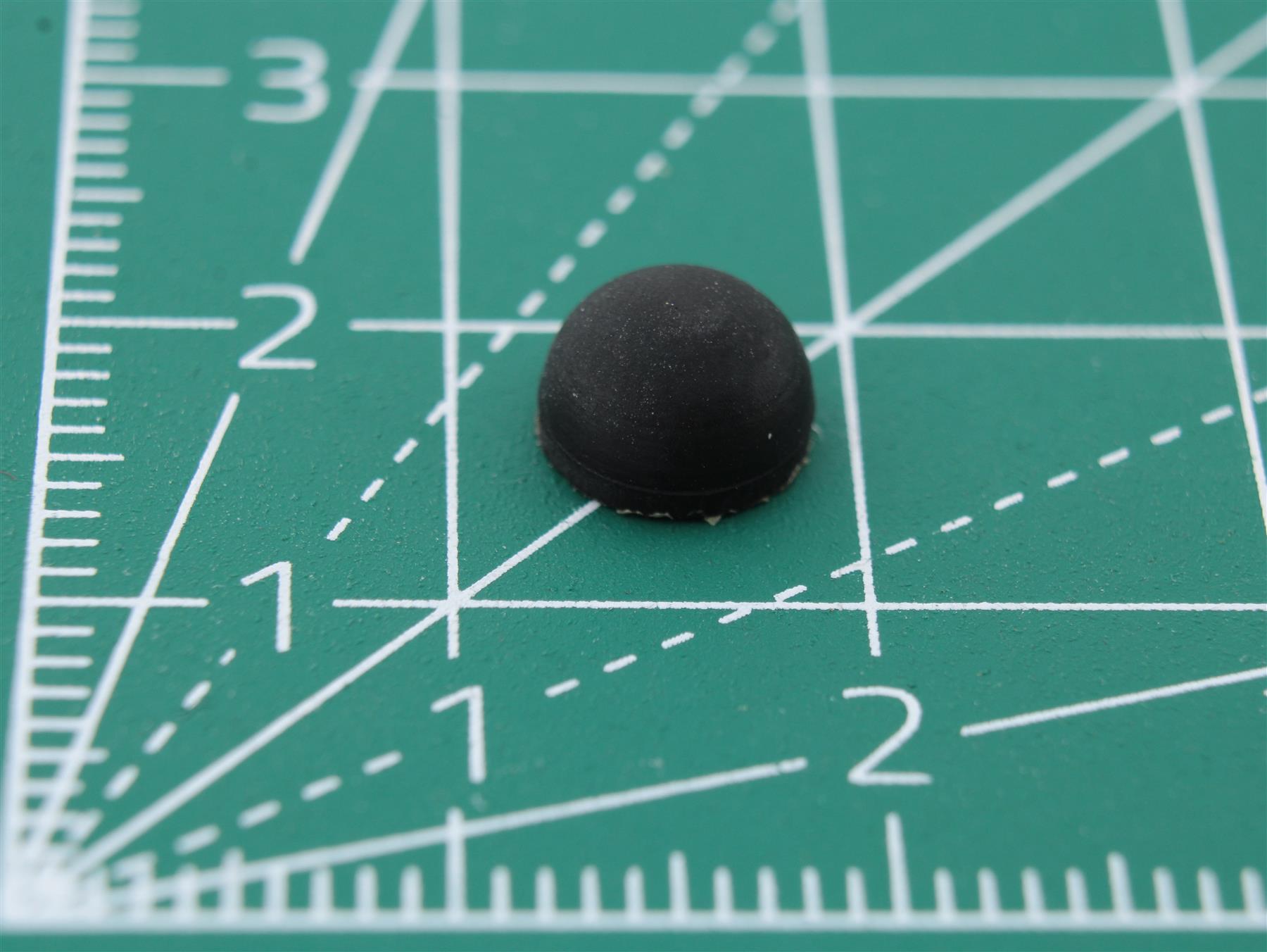 Round Rubber Foot Self-adhesive Ø6.7mm x height 4.2m