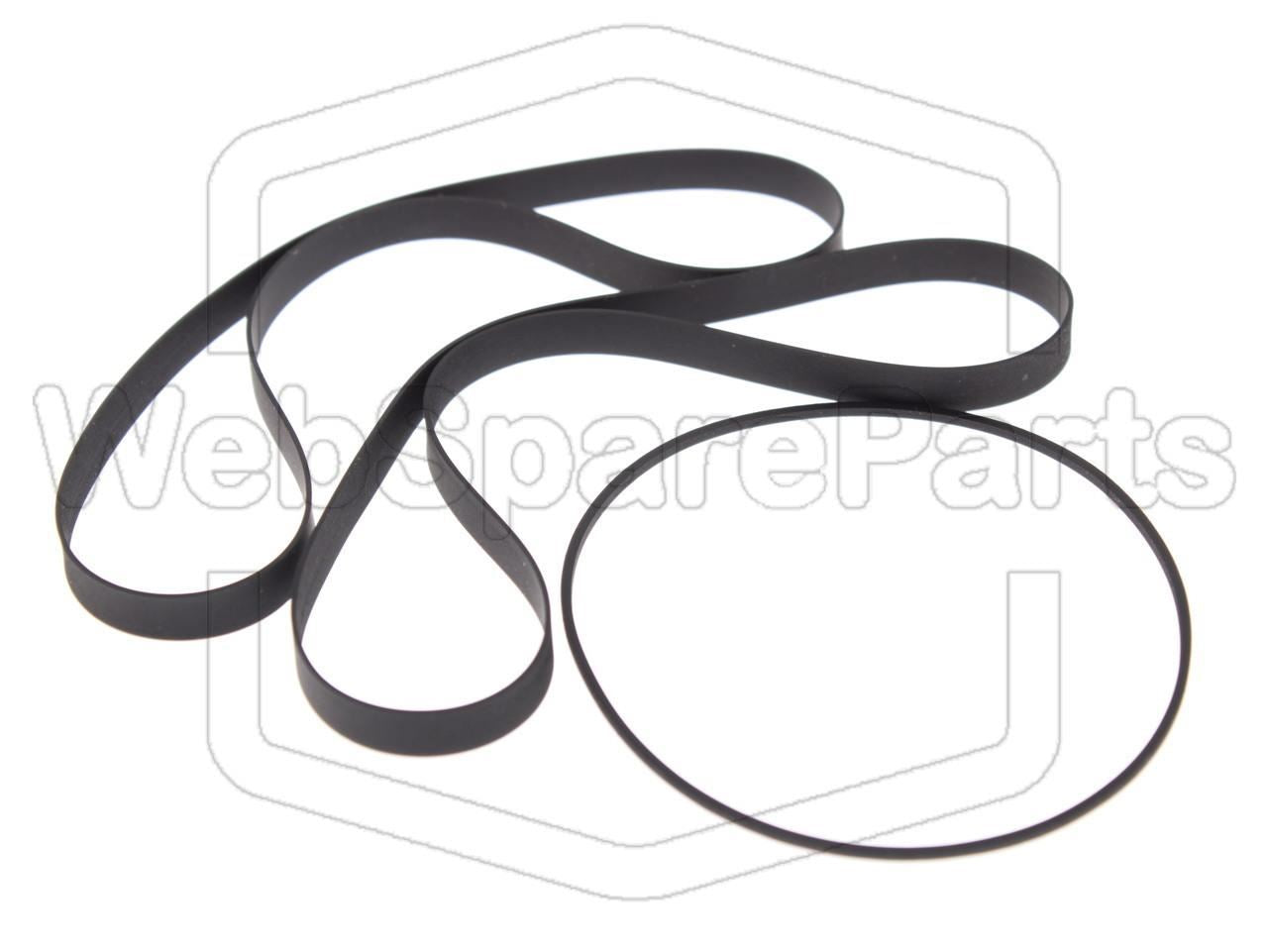 Belt Kit For Dual Cassette Deck Kenwood KX-94W