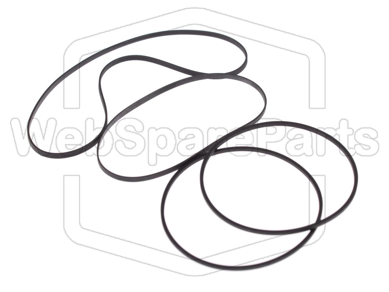 Belt Kit For Cassette Player Panasonic RX-DT650