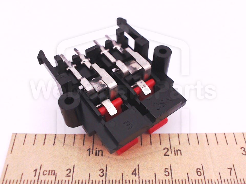 Sharp CB-BA Series PCB Speaker Terminal Connector for Vintage Audio Repair