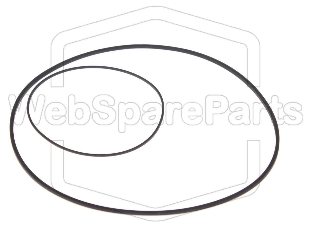 Belt Kit For Stereo Cassette Deck Kenwood KX-700