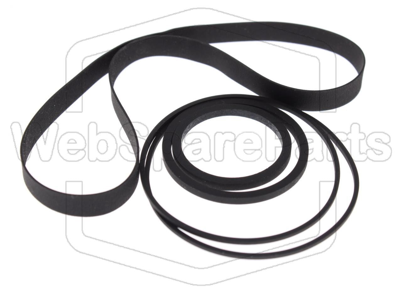 Belt Kit For Video Cassette Recorder Sharp VC-381 S