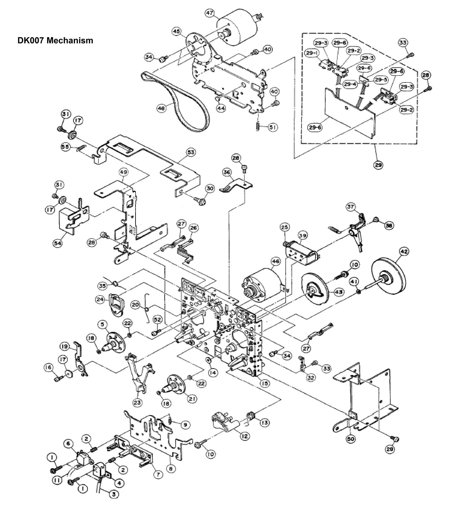 Marantz SD40 Flywheel Bracket (B) Cassette Deck (Pos.45)