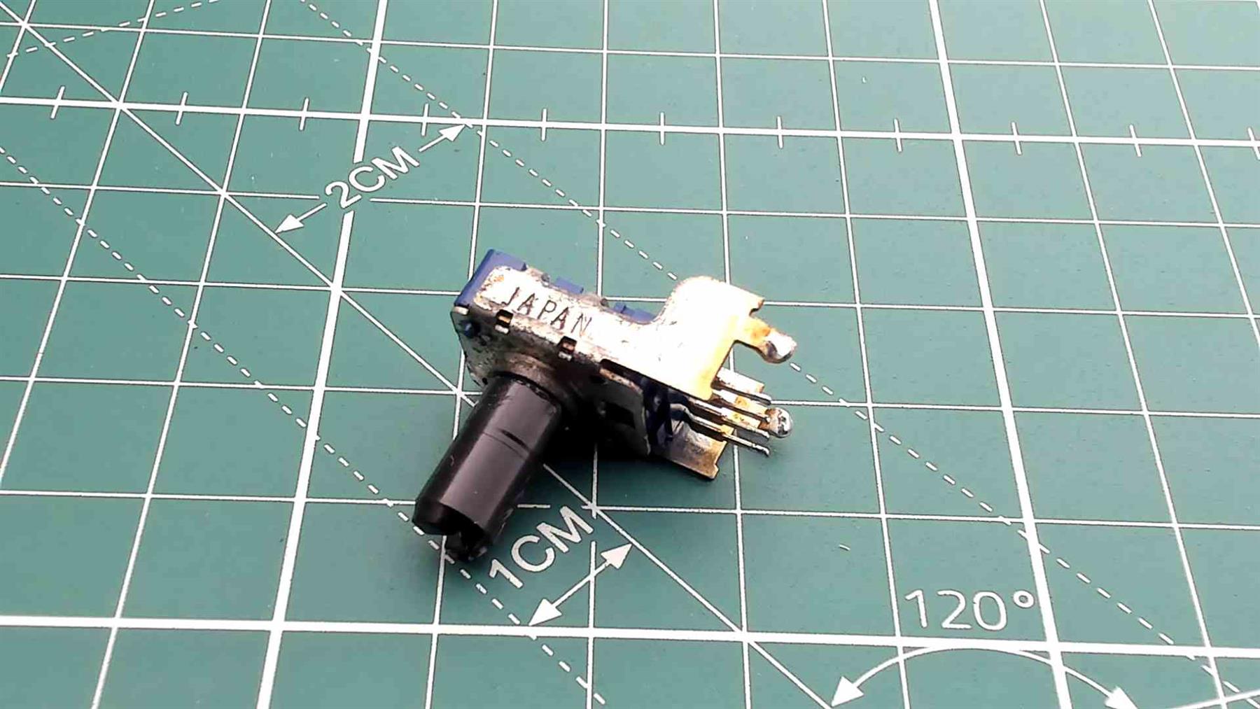 ALPS 50K Mono PCB-Mount Rotary Potentiometer with Shaft for Sharp WQ-268E