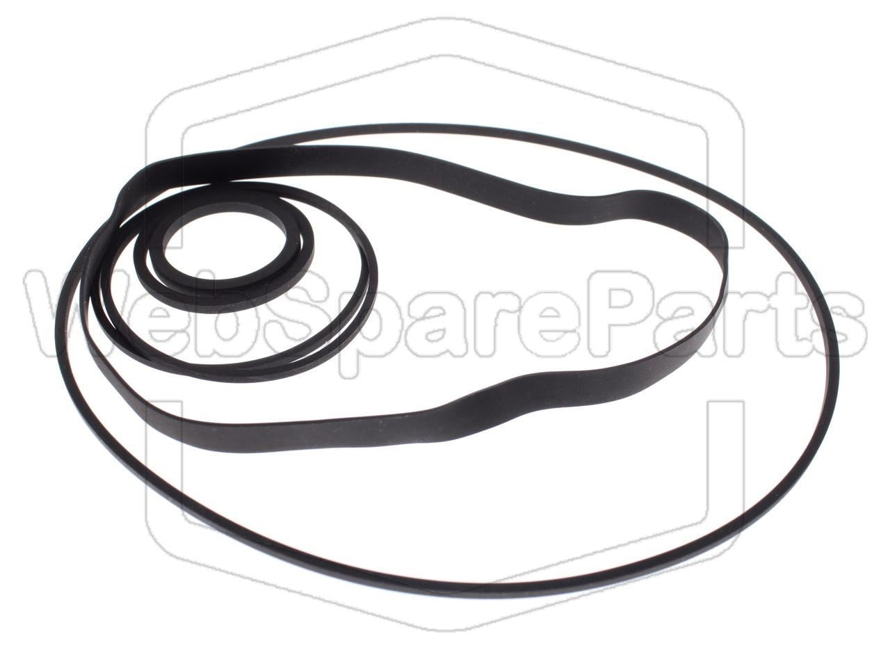 Belt Kit For Video Cassette Recorder Hitachi VT-128 E