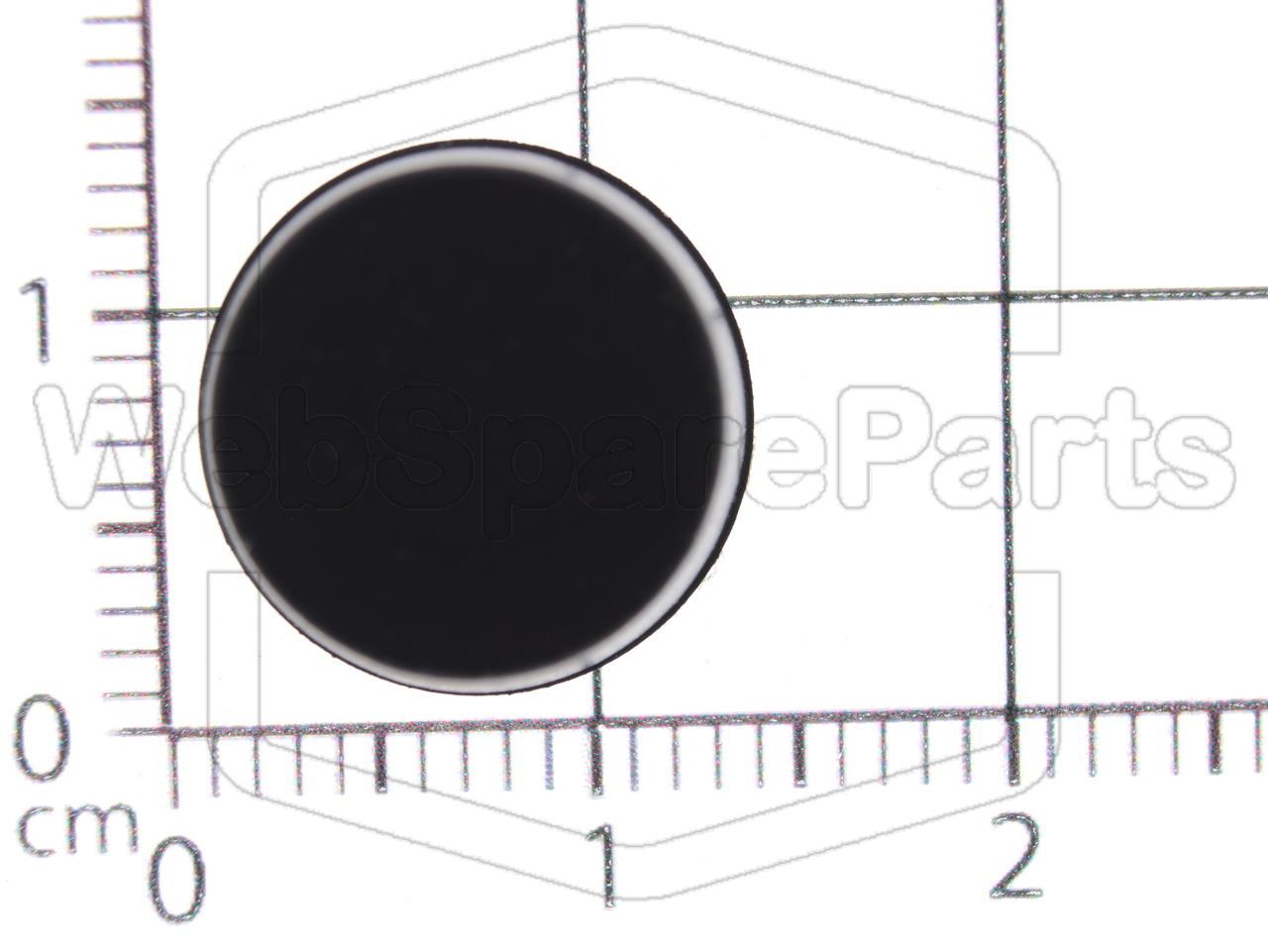 Round Rubber Foot Self-adhesive Ø13mm x Ø11.4mm x height 5mm