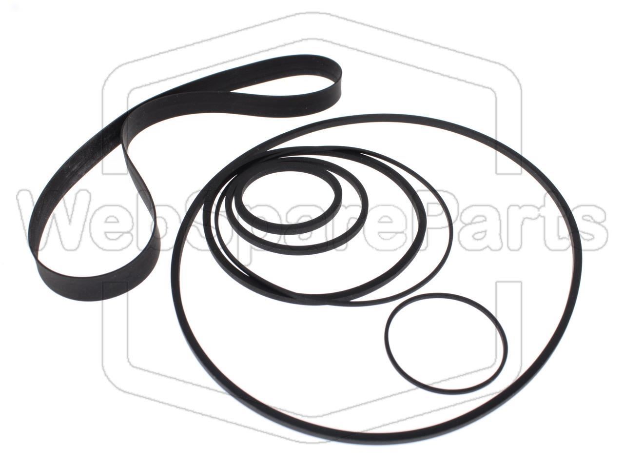 Belt Kit For Video Cassette Recorder Blaupunkt RTV-321