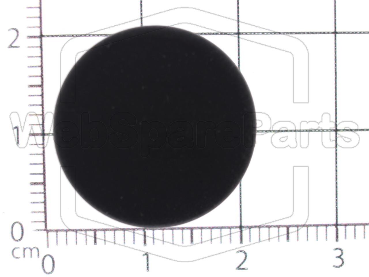 Round Rubber Foot Self-adhesive Ø20mm x Ø19mm x height 6mm