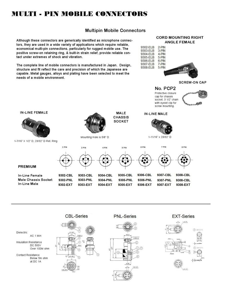 3-Pin Microphone Female Plug for Cable
