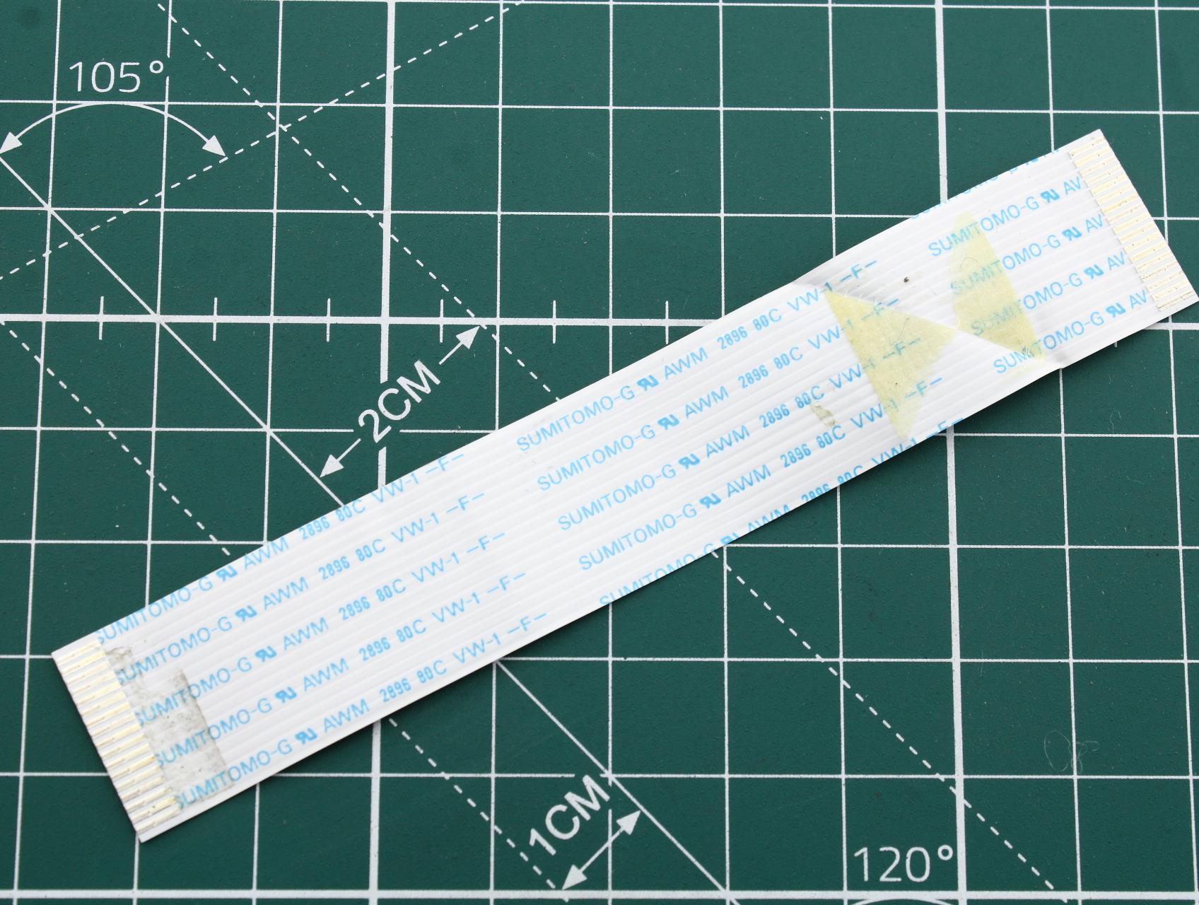 17 Pin Flat Flex Cable for DVD Player Laser to Main PCB [104×18 mm