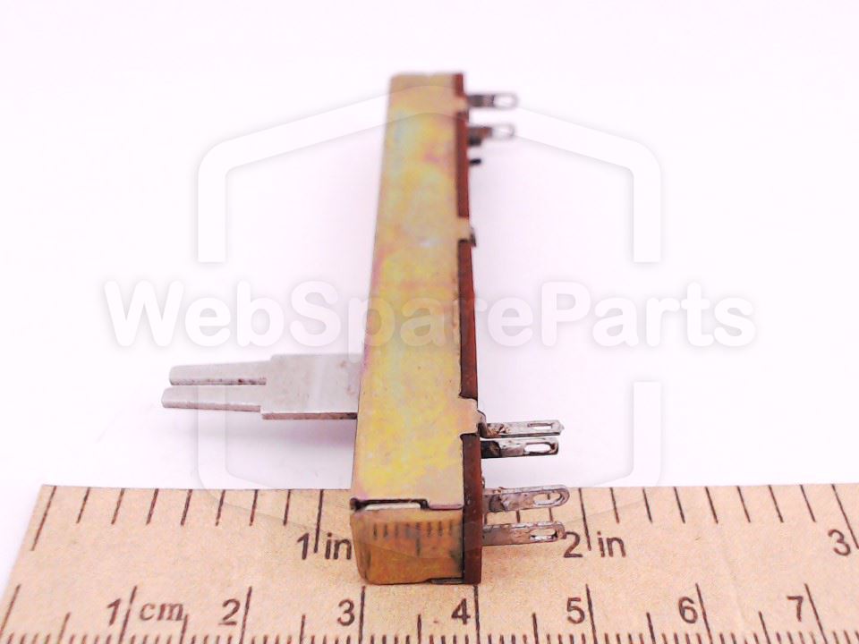 Dual Linear Sliding Potentiometer 50K Ax2 for Vintage Audio Equipment Repair