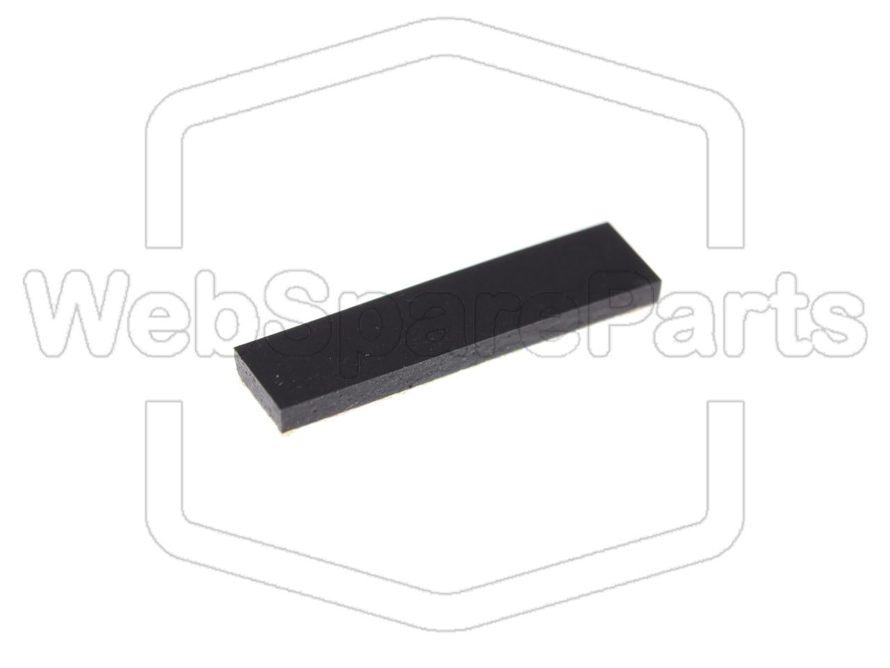 Rectangular Rubber Foot Self-adhesive 20.0mm x 5.0mm Height 1.5 mm