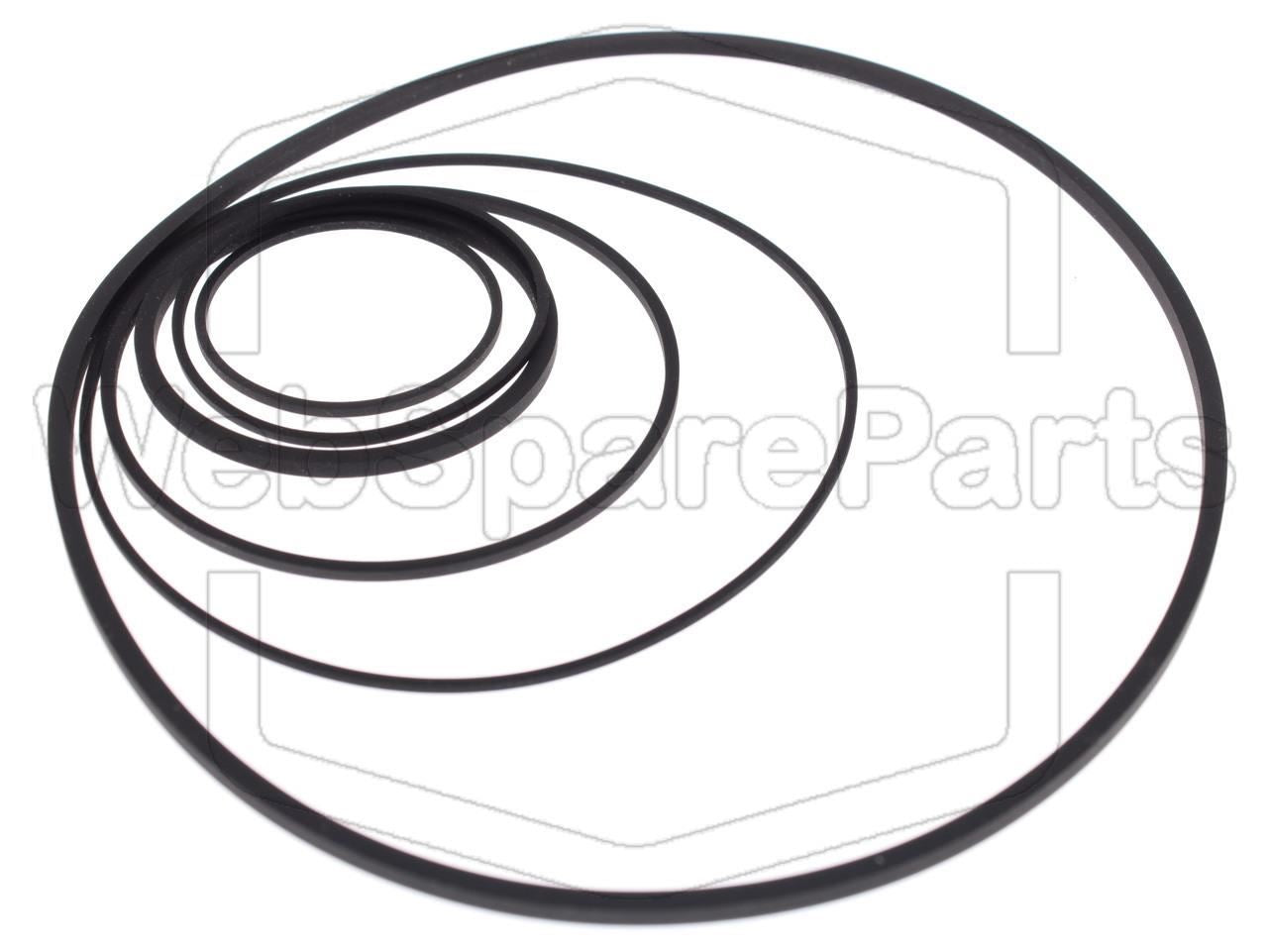 Belt Kit For Video Cassette Recorder Telerent N-9001 T