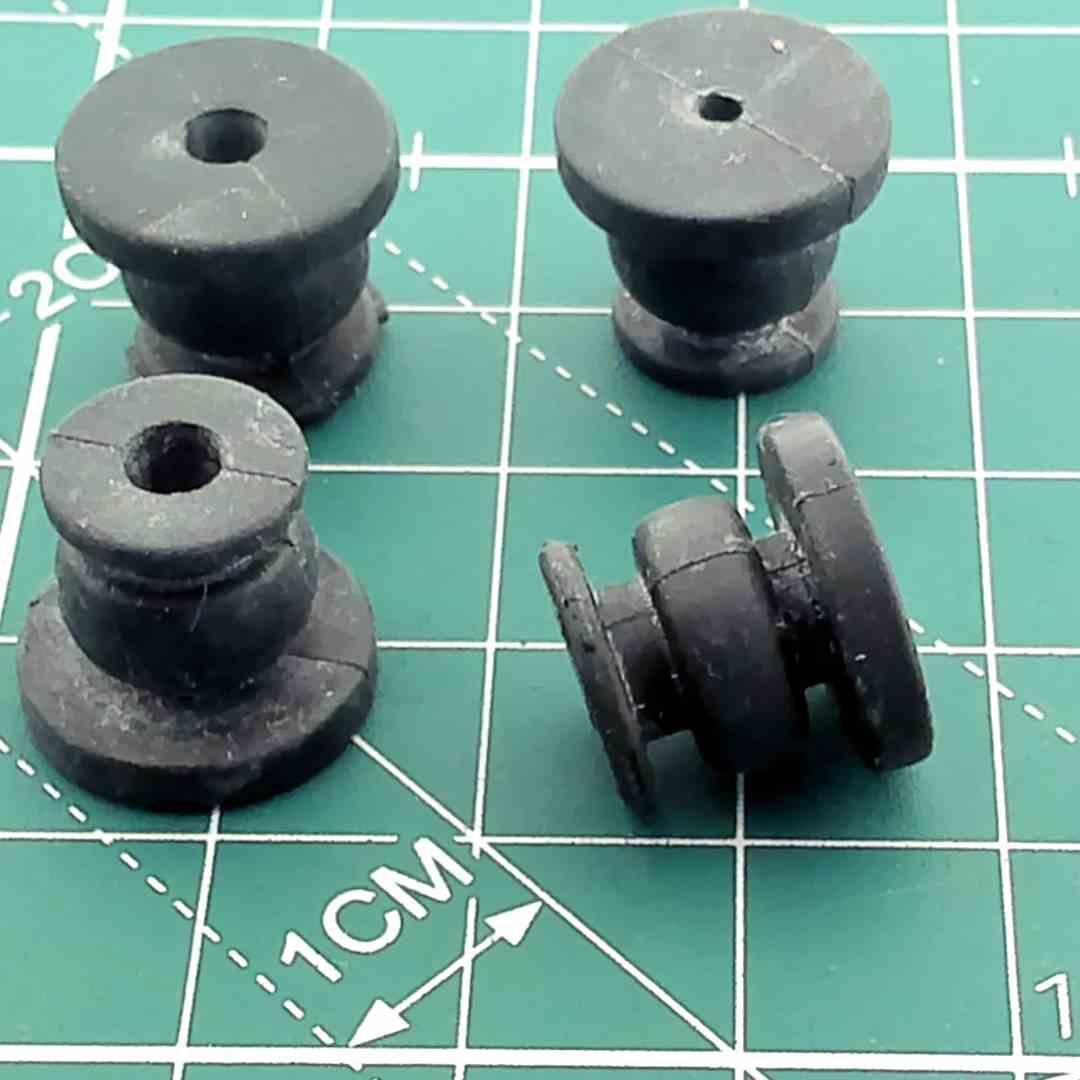 Anti-Vibration Rubber Grommets (Dampers) for CD DVD Blu-Ray Player Mechanisms