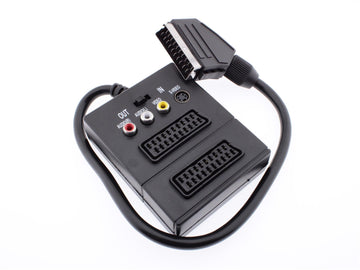 SCART AV Adapter with 2 SCART Sockets, S-Video and RCA In/Out