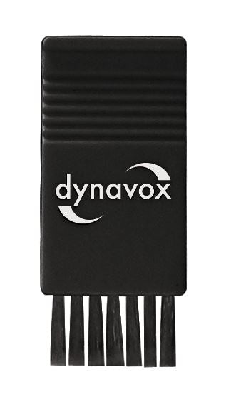 Dynavox Velvet Cleaning Pad with Nylon Brush for Vinyl Records and Stylus [Black]