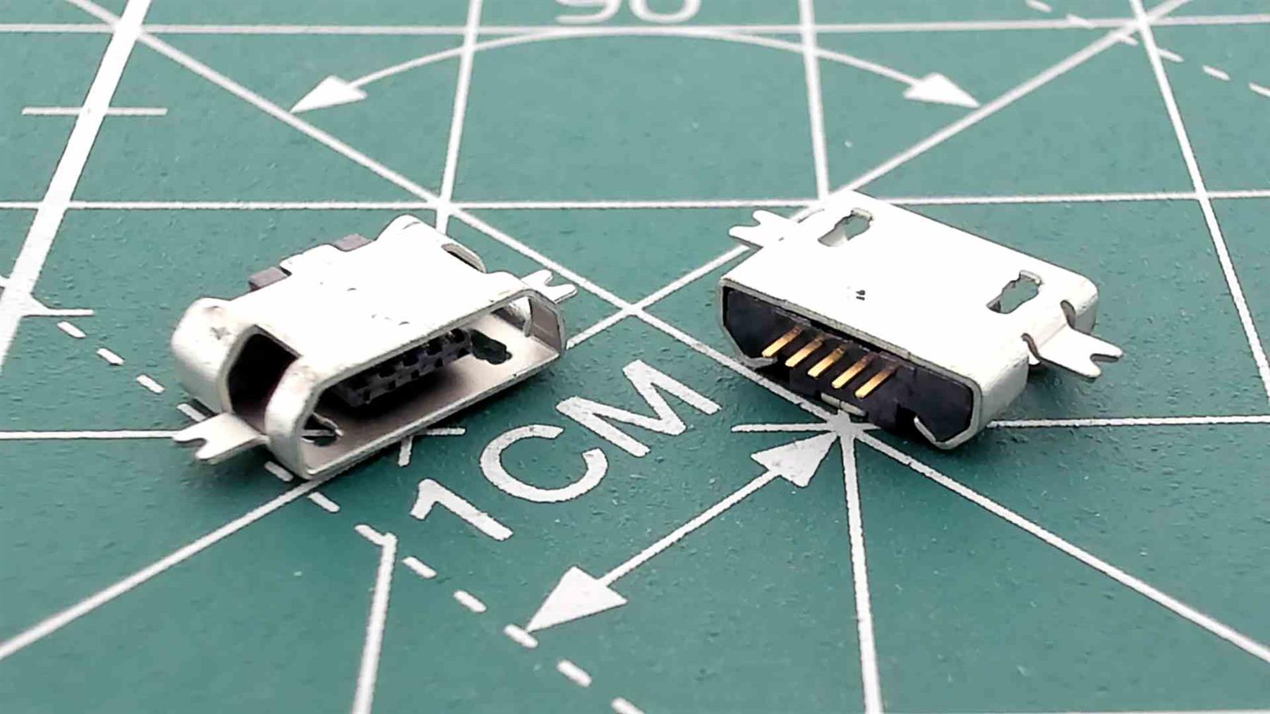 Micro USB Female Connector for PCB Soldering S7487