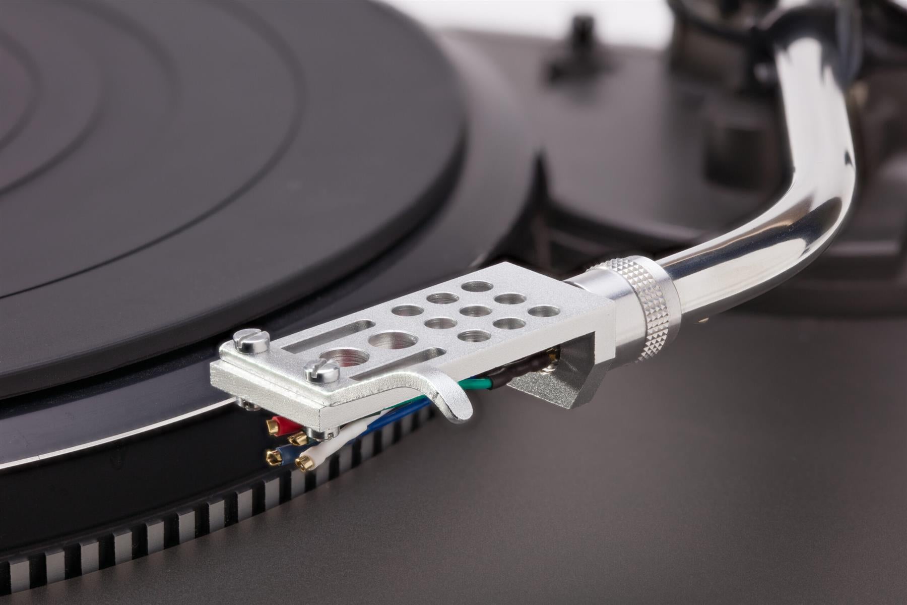 Analogis HS-26 CNC Aluminium Headshell – SME Mount with Gold-Plated OFC Leads [Silver]