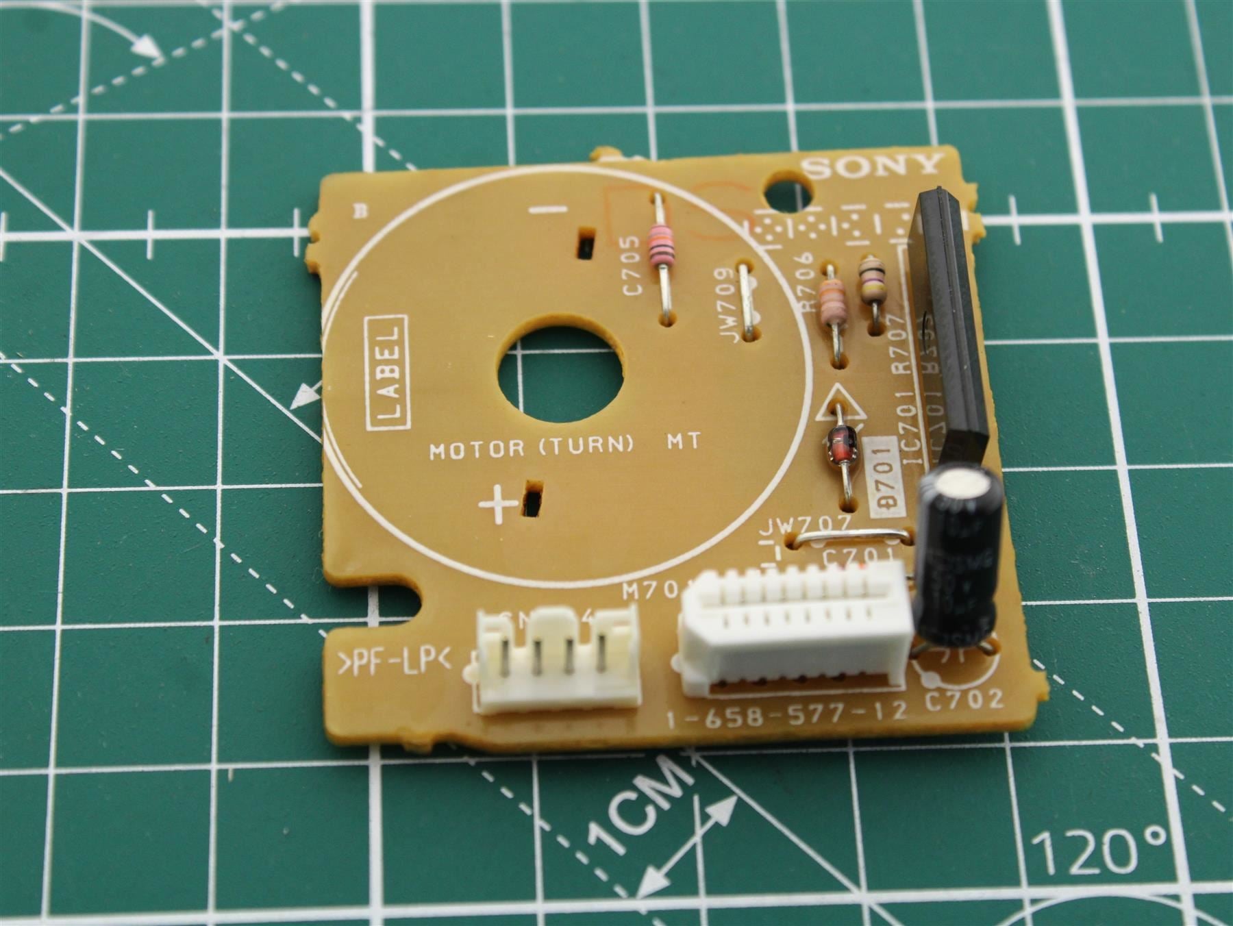 Replacement MOTOR (TURN) BOARD  Pos.(206) for Sony HCD-RXD10AV CD Player Mechanism