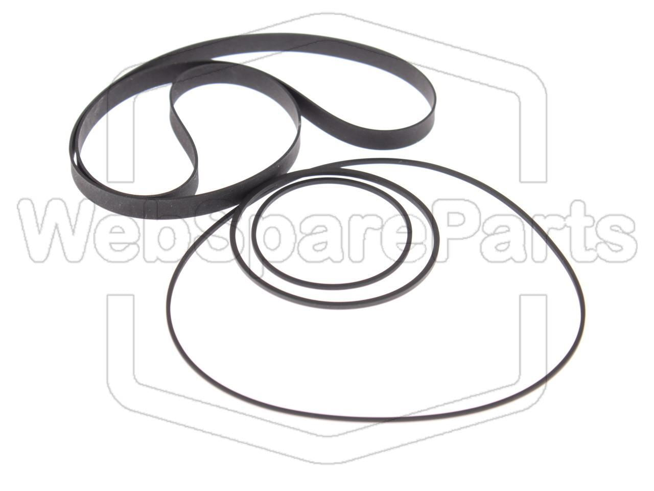 Full Belt Kit for Kenwood KX-710 Cassette Deck