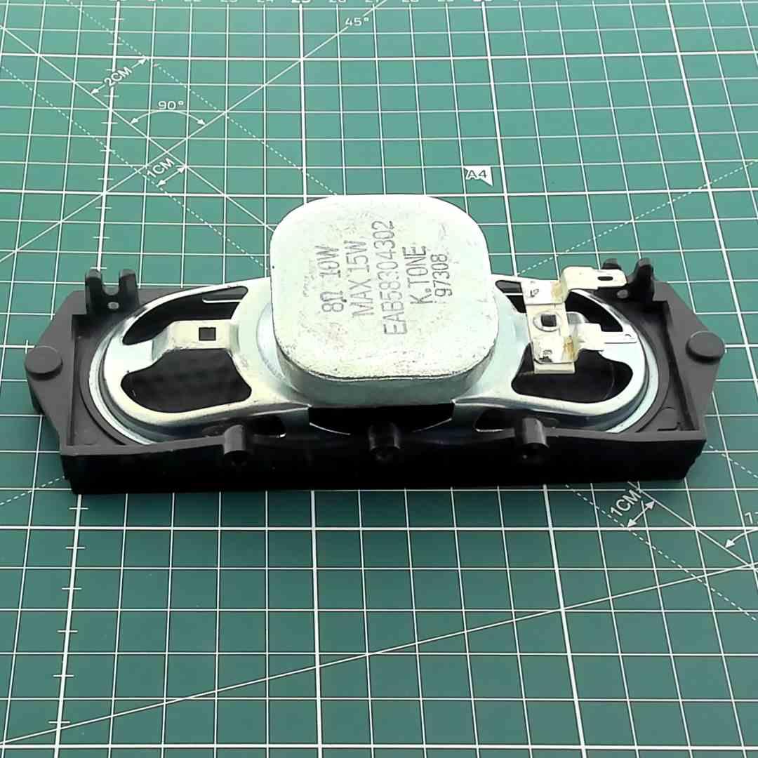 Oval Replacement Speaker for Vintage Audio, 8 Ohm 10/15 W [155x55x40mm]