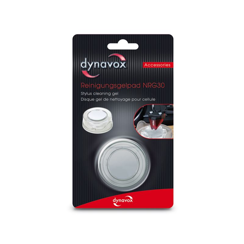 Dynavox NRG30 Stylus Cleaning Gel Pad – Gentle Needle Cleaner for Turntables