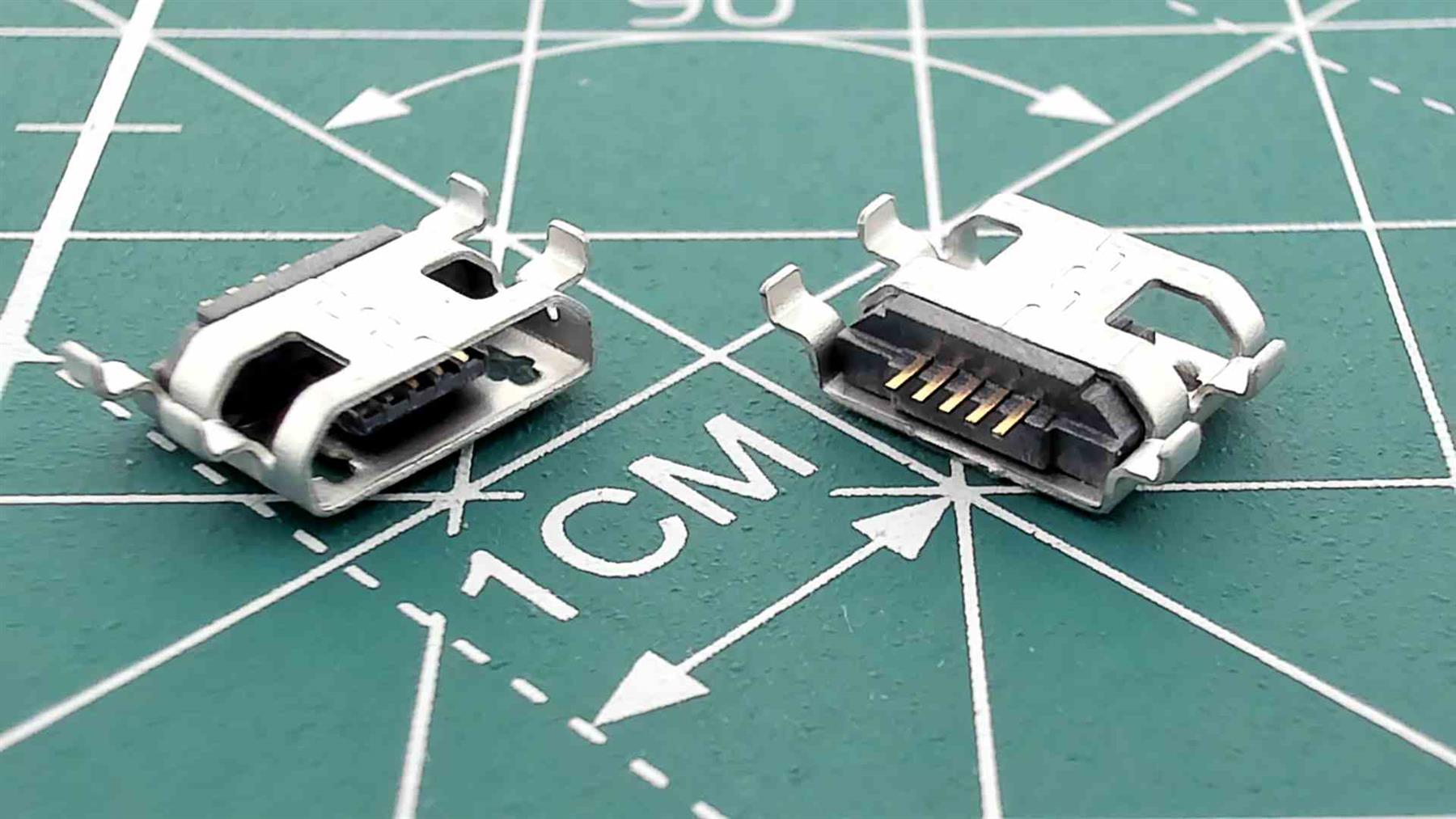 Micro USB Female Connector for PCB Soldering S7499