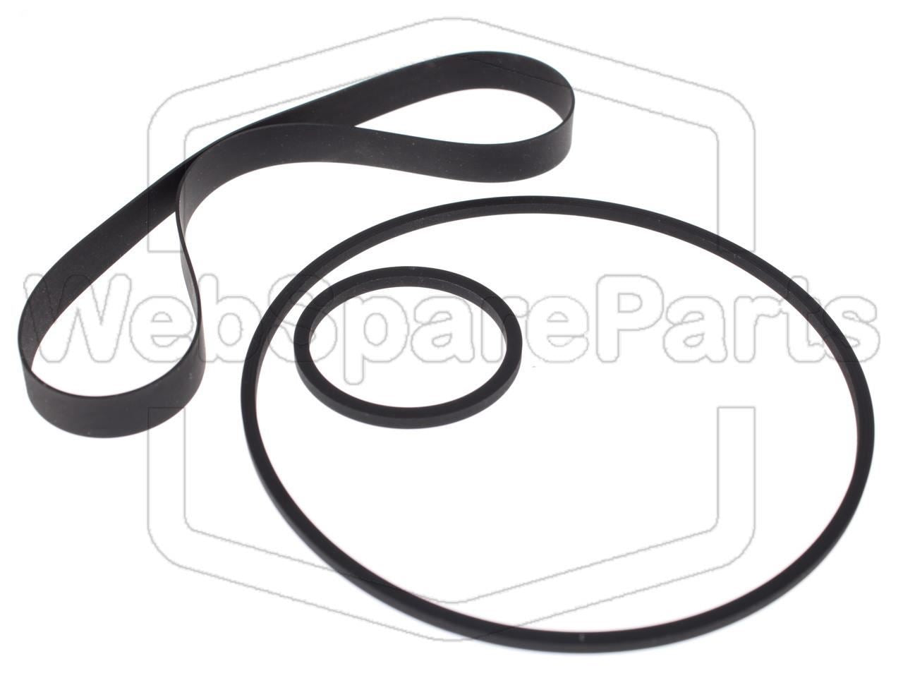 Belt Kit For Video Cassette Recorder Roadstar VCR-750
