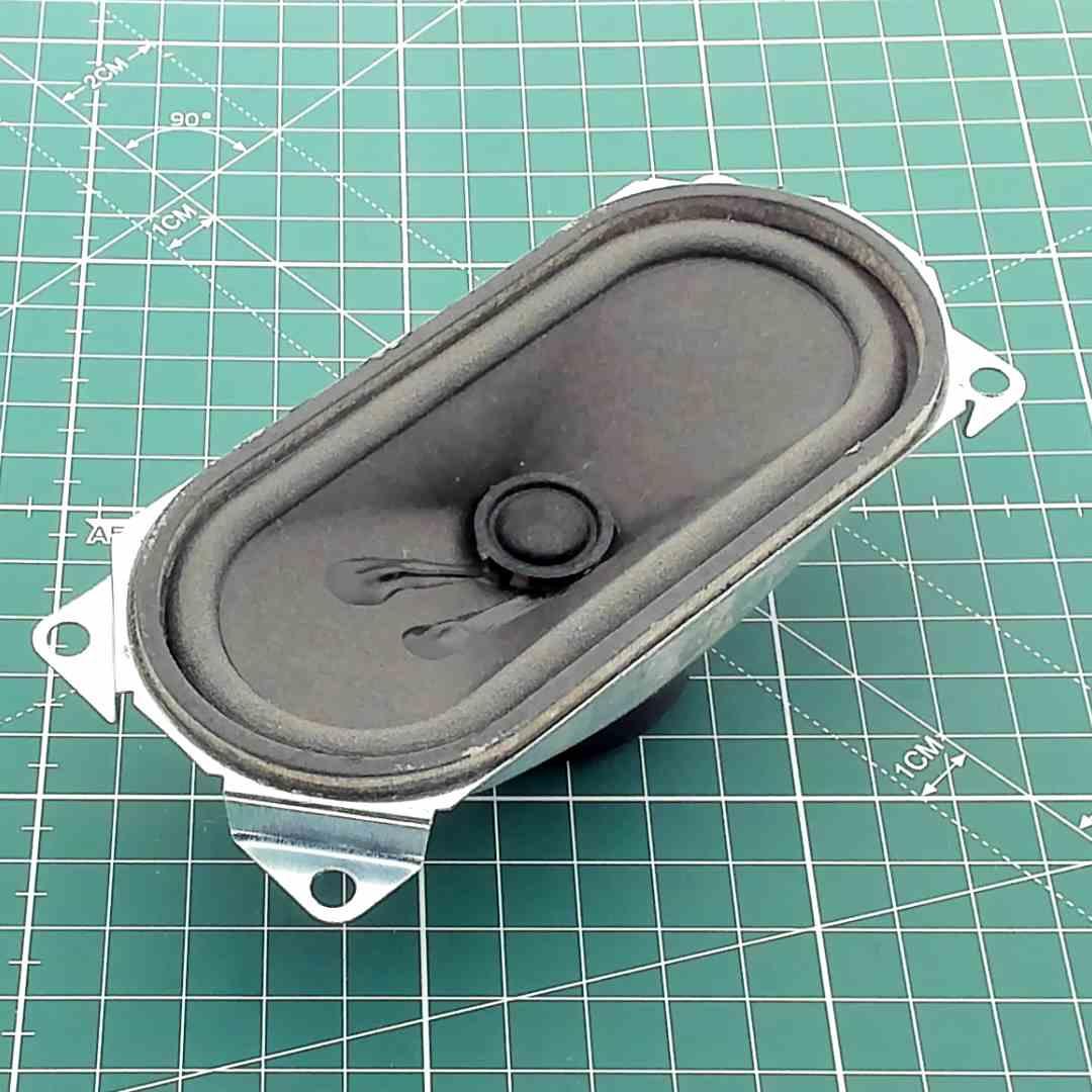Oval Replacement Speaker for Vintage Audio, 8 Ohm 25 W [125x58x40mm]