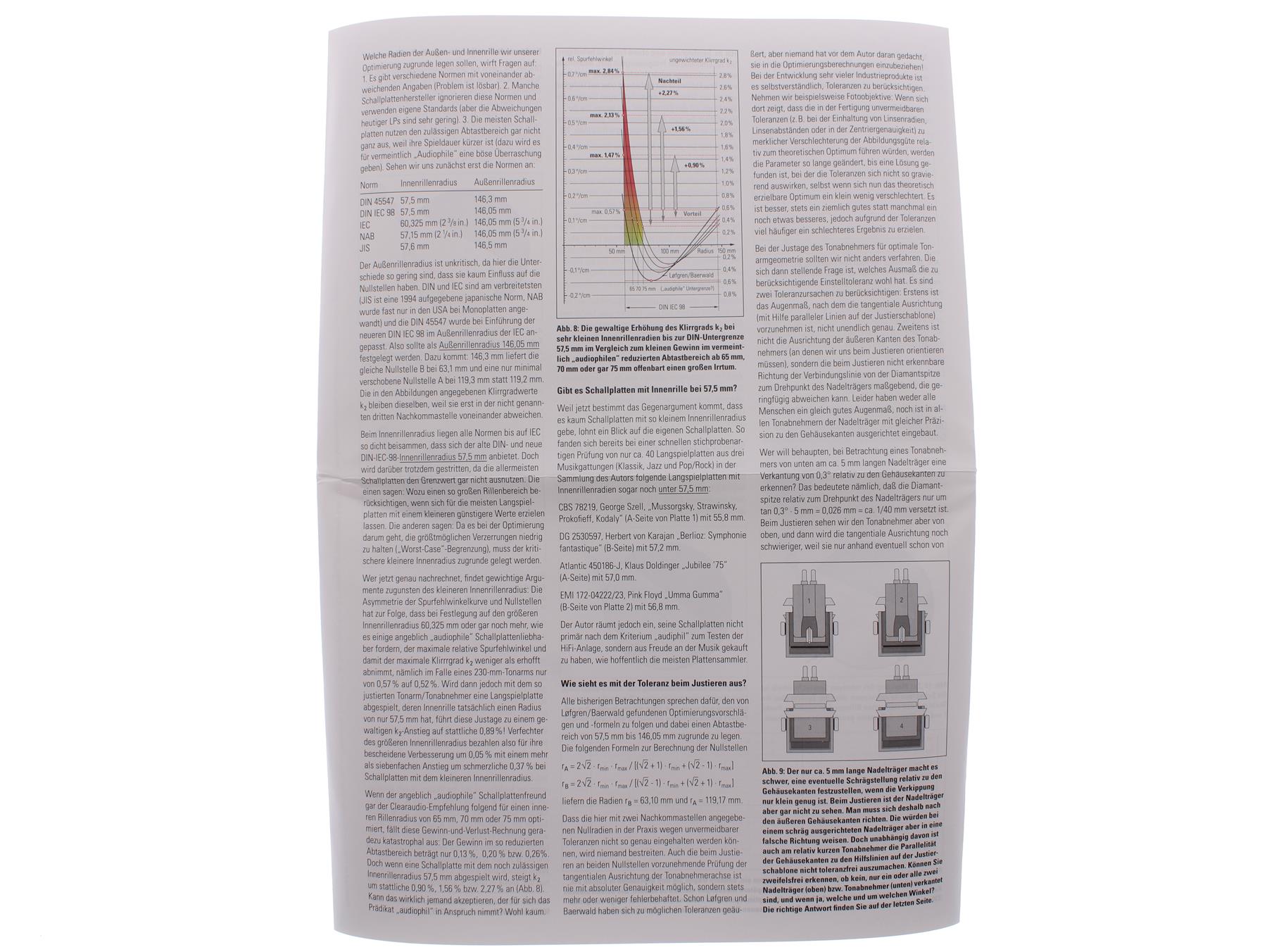 ELAC Measure and Adjusting Gauge MKII for Tonearm and Cartridge Alignment
