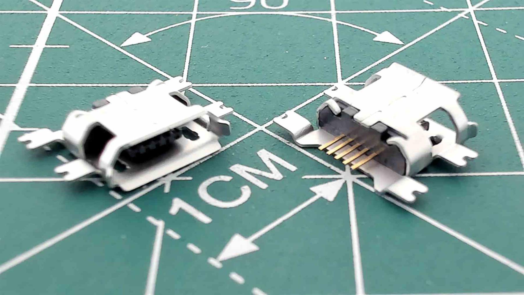 Micro USB Female Connector for PCB Soldering S7486