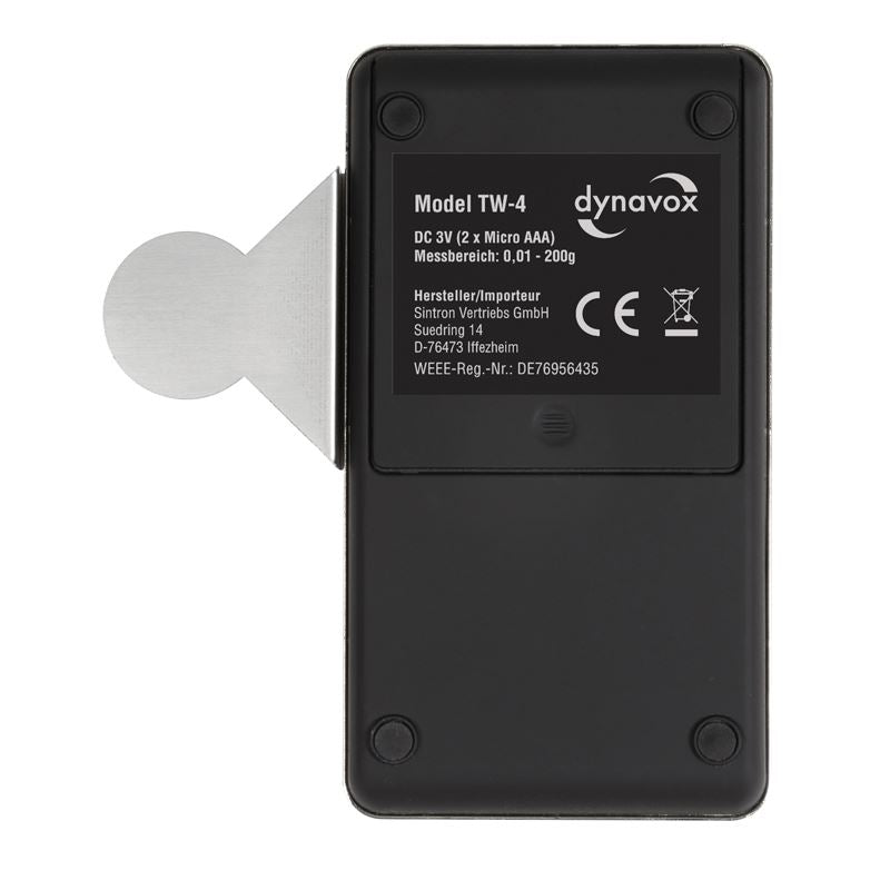 Dynavox TW-4 Electronic Tonearm Scale for Turntables – ±0.01 g Precision