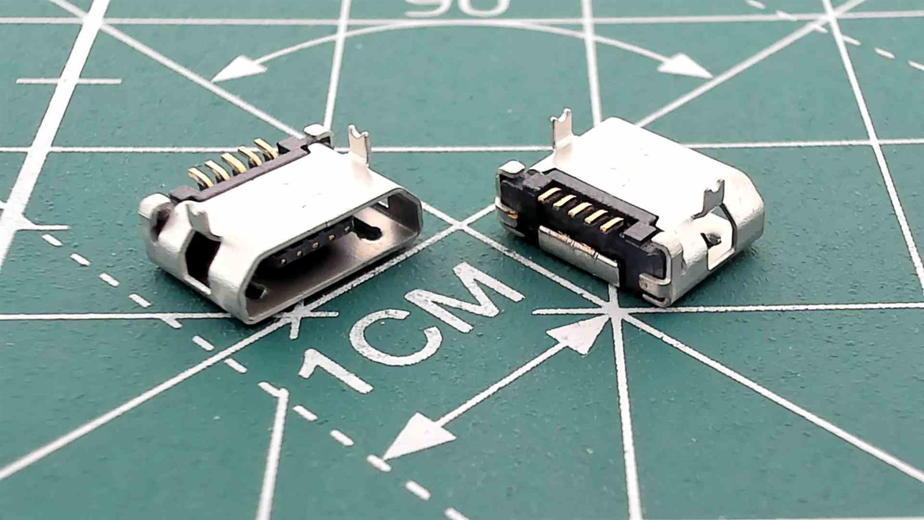 Micro USB Female Connector for PCB Soldering S7485