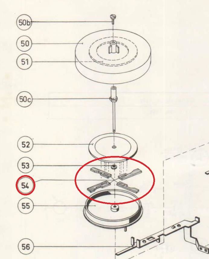 Philips N4302 Reel 1 & 2 Friction Blocks Replacement [8 Pieces]