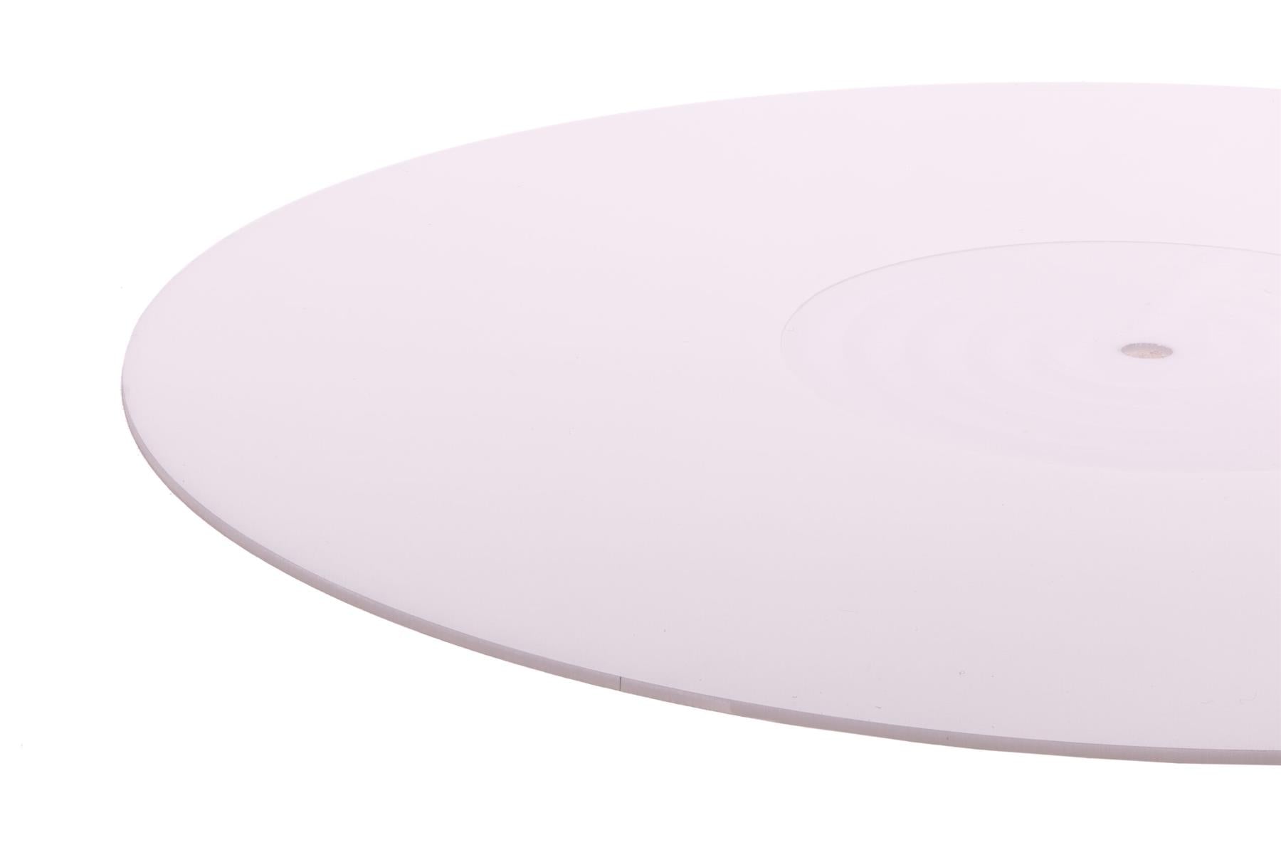 Analogis Mat Four Acrylic Turntable Mat – Anti-Static Platter Mat [White]
