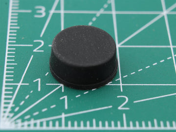 Round Rubber Foot Self-adhesive  Ø12mm; x Ø11.2mm x height 5.1