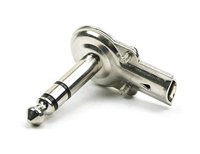 6.3mm Stereo Jack Male Right Angle Plug for Cable
