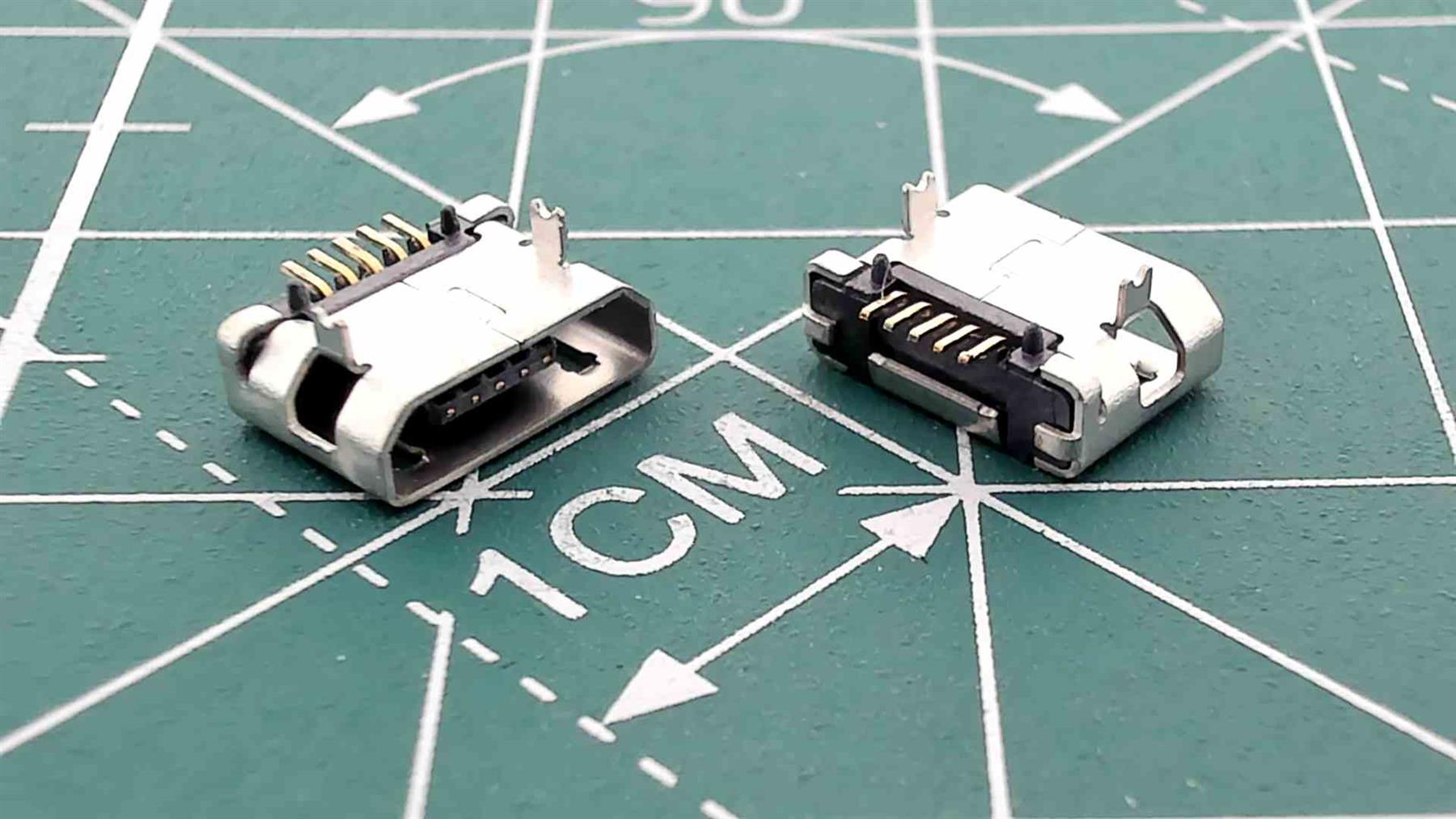 Micro USB Female Connector for PCB Soldering S7463