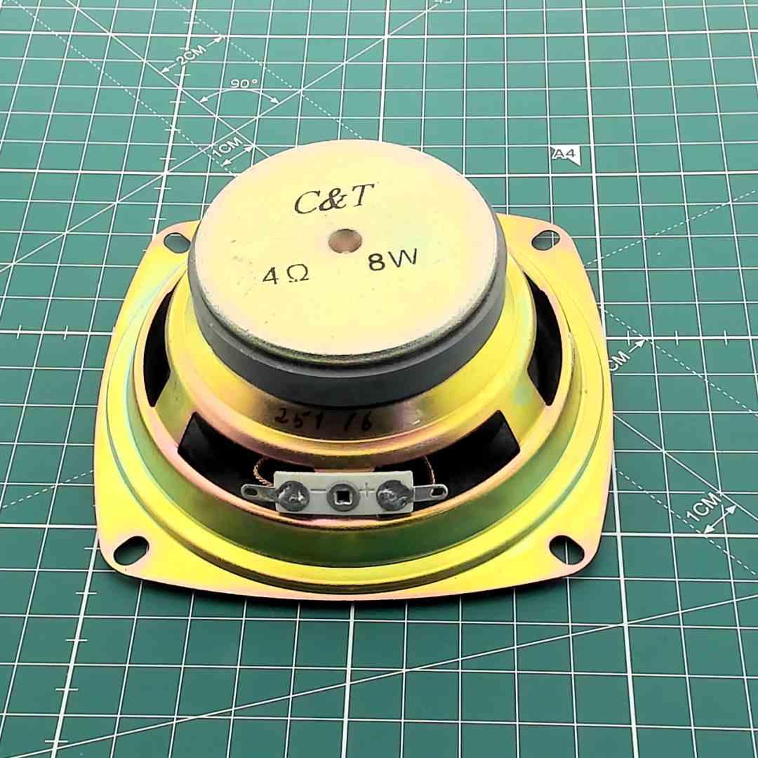 Round Replacement Speaker for Vintage Audio, 4 Ohm 8 W [Ø106x45mm]