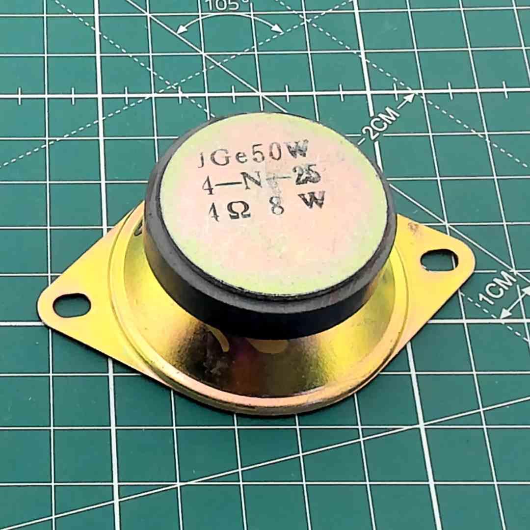 Round Replacement Tweeter for Vintage Audio, 4 Ohm 8 W [75x50x25mm]