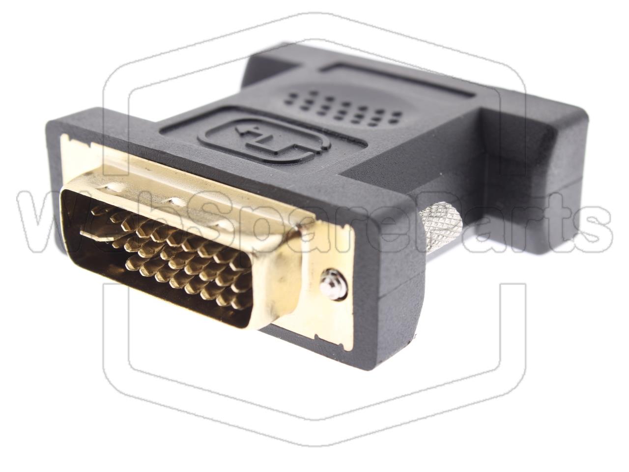 DVI-I [24+5] Male to VGA Female Adapter