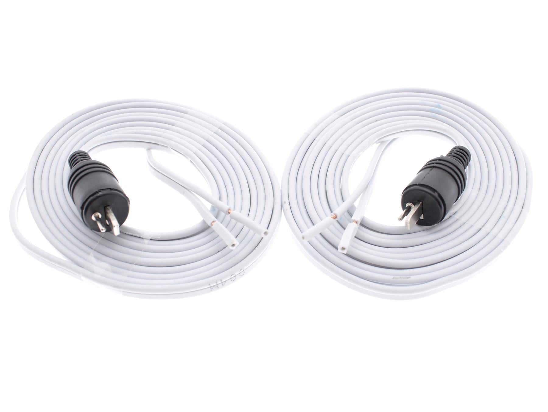 2-Pin DIN to Bare End Speaker Cable Pair for Bang & Olufsen [10 meters each]