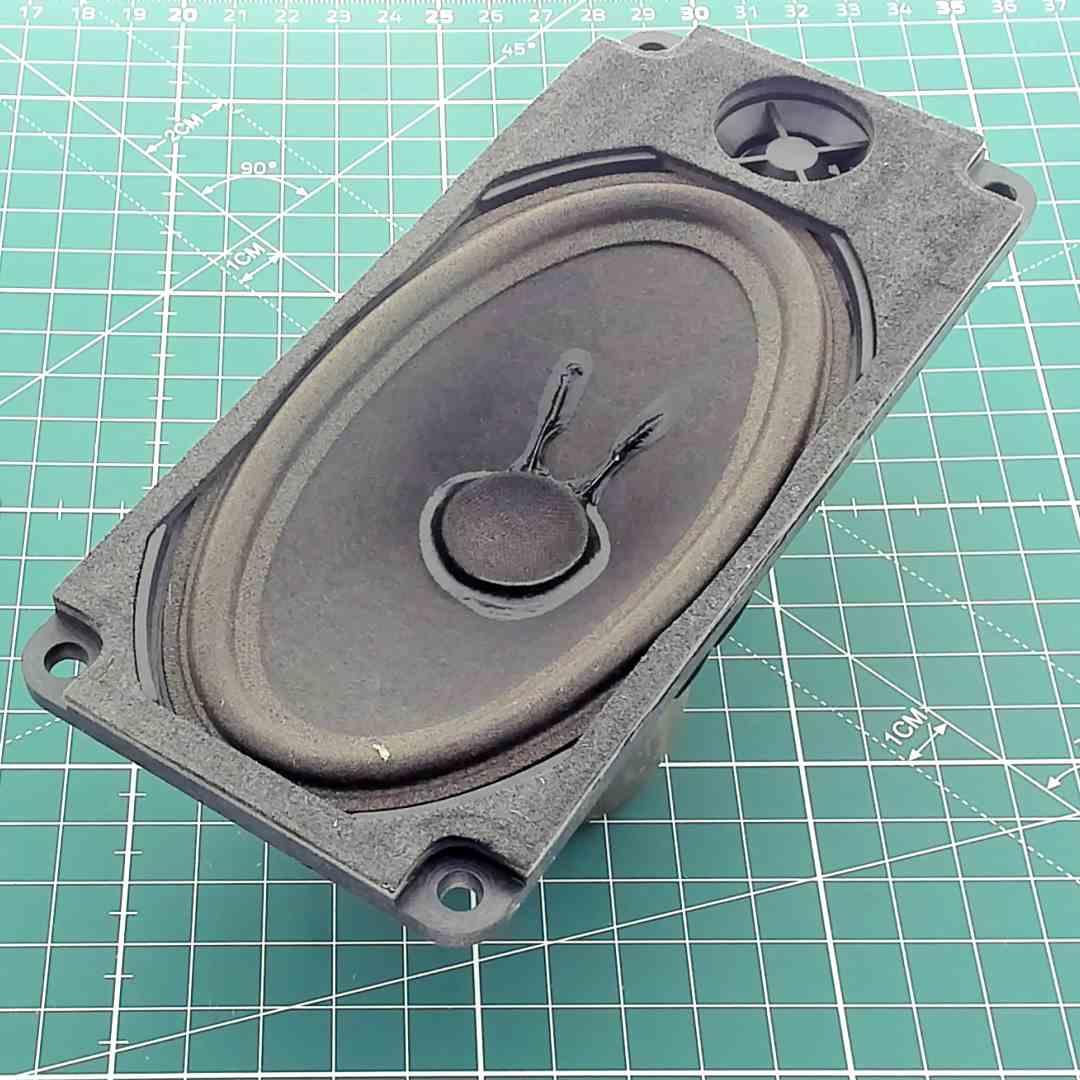 Oval Replacement Speaker with Tweeter for Vintage Audio, 8 Ohm [155x70x60mm]