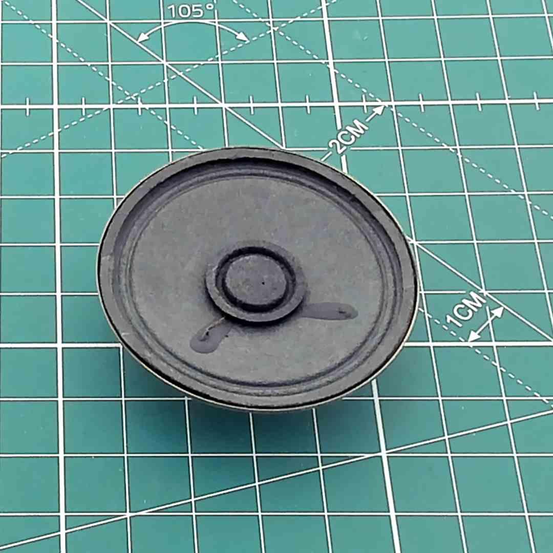 Round Replacement Speaker for Vintage Audio, 8 Ohm 0.25 W [Ø50x17mm]